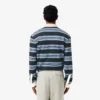 Rugby-Poloshirt mit Streifen im Relaxed Fit