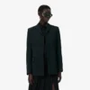Runway-Blazer aus leichter Wolle