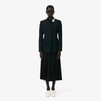Runway-Blazer aus leichter Wolle