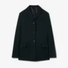 Runway-Blazer aus leichter Wolle