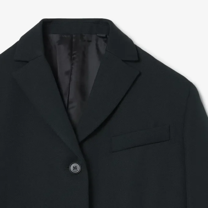 Runway-Blazer aus leichter Wolle
