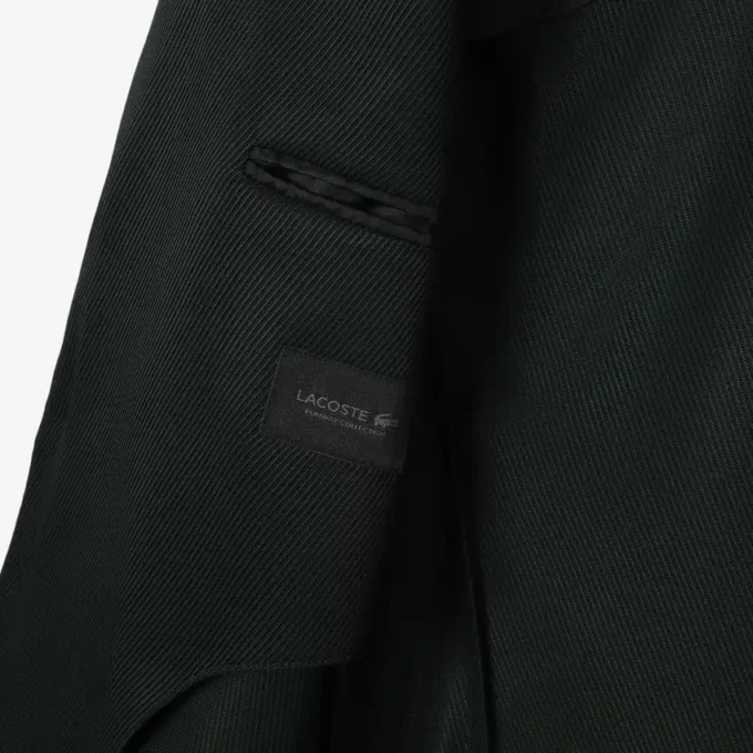 Runway-Blazer aus Satin mit Schalkragen