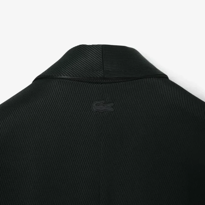 Runway-Blazer aus Satin mit Schalkragen