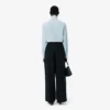 Runway-Hose aus Woll-Blend in weiter Passform