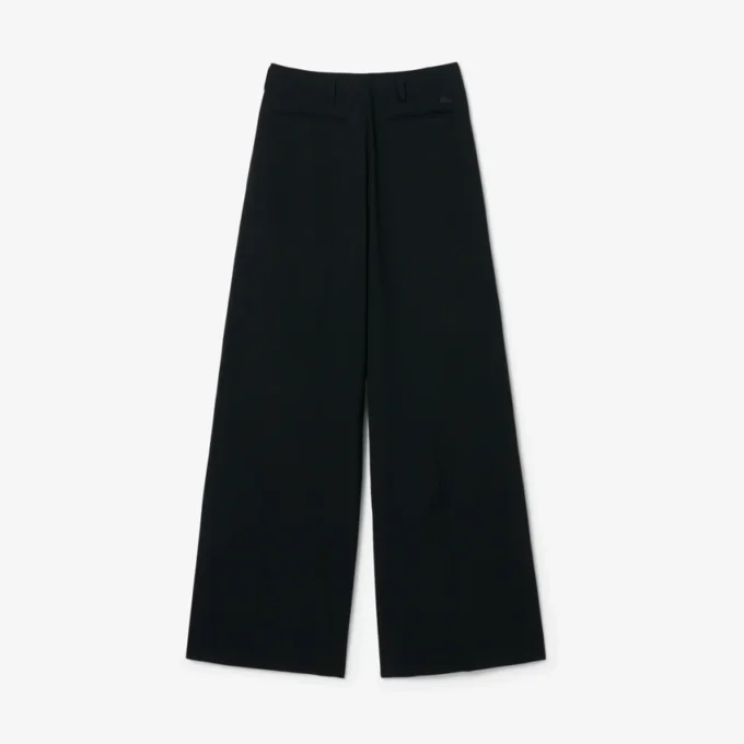 Runway-Hose aus Woll-Blend in weiter Passform