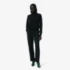 Runway-Hose aus Wolle mit geradem Schnitt