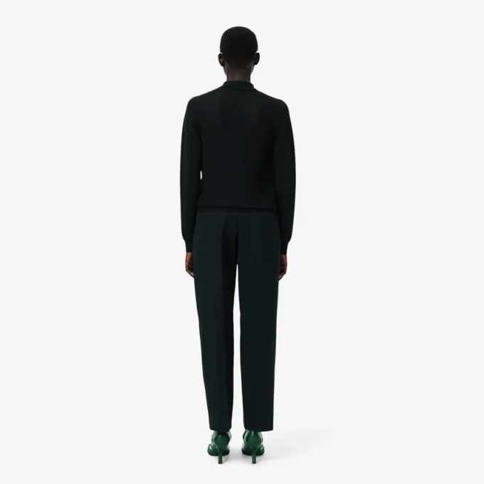 Runway-Hose aus Wolle mit geradem Schnitt