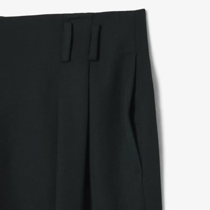 Runway-Hose aus Wolle mit geradem Schnitt