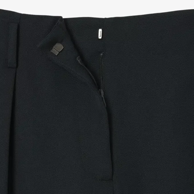 Runway-Hose aus Wolle mit geradem Schnitt