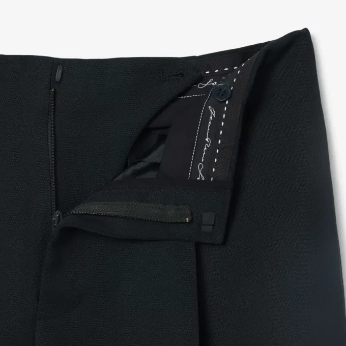 Runway-Hose aus Wolle mit weitem Schnitt