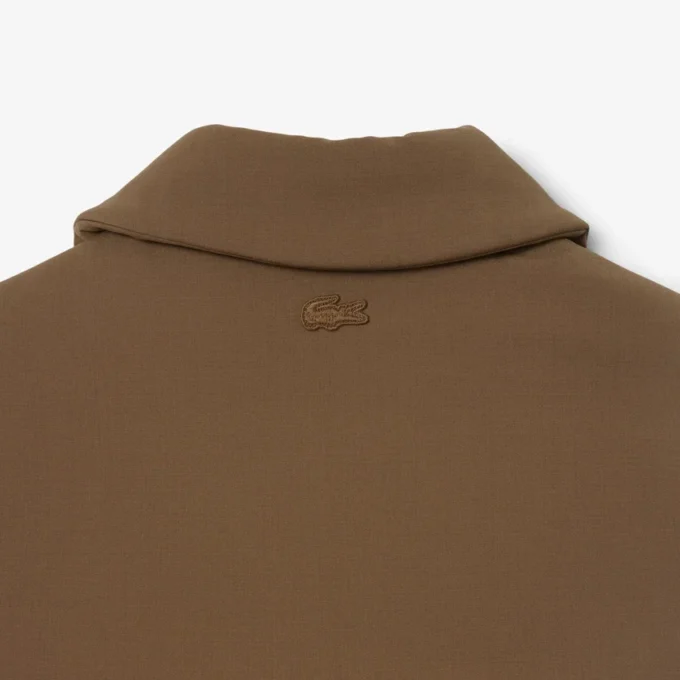 Runway-Jacke aus Wolle-Blend mit Wattierung