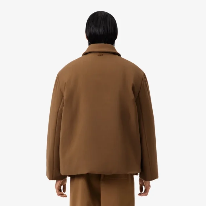 Runway-Jacke aus Wolle-Blend mit Wattierung
