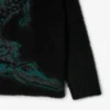 Runway Jacquard-Pullover mit Krokodil-Motiv