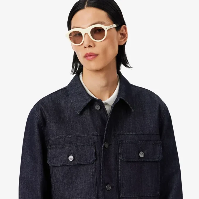 Runway-Jeansjacke in Indigo