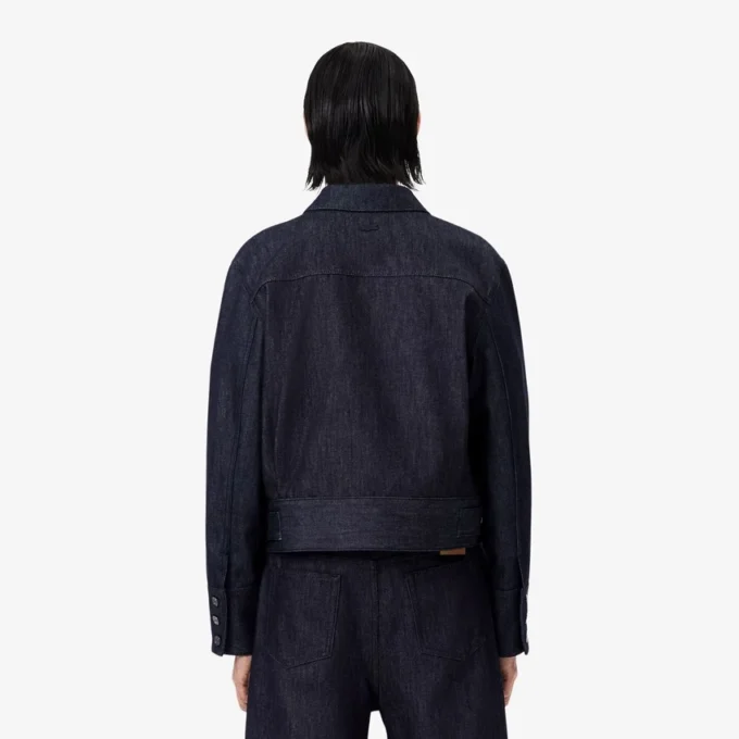 Runway-Jeansjacke in Indigo