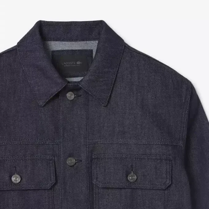 Runway-Jeansjacke in Indigo