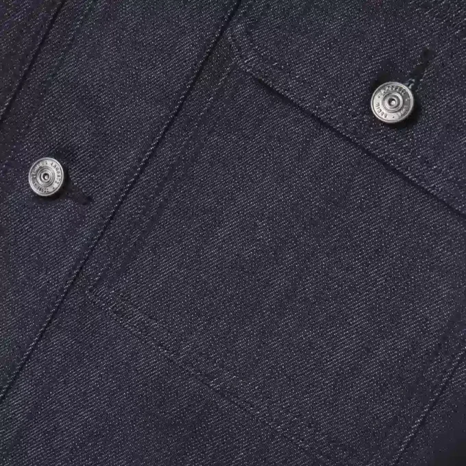 Runway-Jeansjacke in Indigo