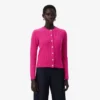 Runway Kaschmir-Strickjacke mit Zopfmuster