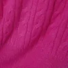 Runway Kaschmir-Strickjacke mit Zopfmuster