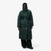 Runway Lange, schillernde Pufferjacke