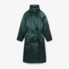 Runway Lange, schillernde Pufferjacke