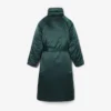 Runway Lange, schillernde Pufferjacke