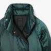 Runway Lange, schillernde Pufferjacke