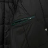 Runway Lange, schillernde Pufferjacke
