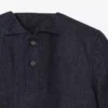 Runway Loose Fit Denim-Poloshirt