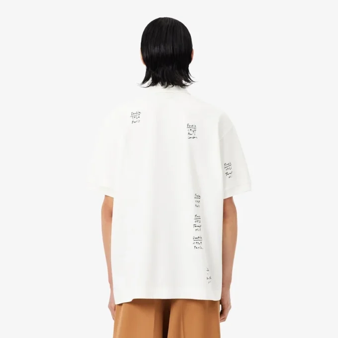 Runway Loose Fit Graphic Piqua Poloshirt