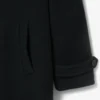 Runway-Mantel aus gekochter Wolle