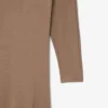 Runway-Maxikleid mit Polokragen aus Seide