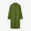 Runway-Peacoat aus langer Slub-Wolle