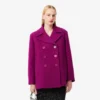 Runway-Peacoat aus Slub-Wolle