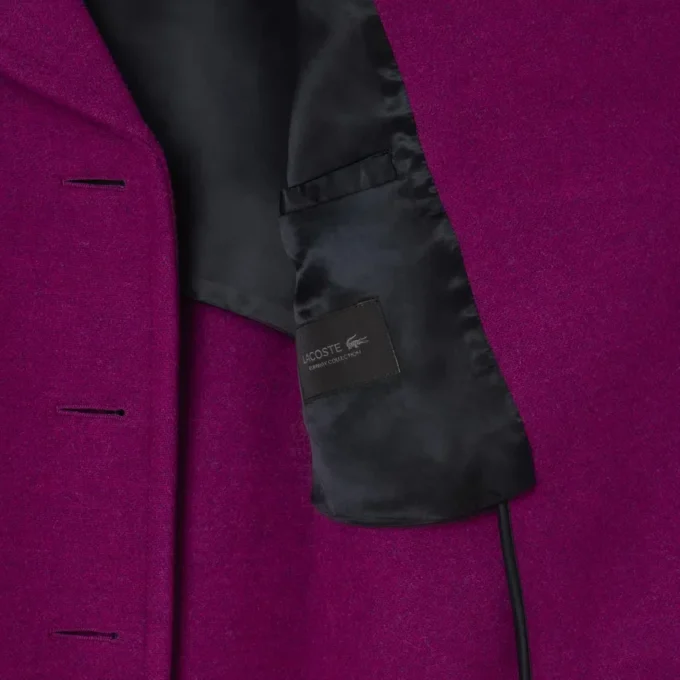 Runway-Peacoat aus Slub-Wolle