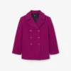 Runway-Peacoat aus Slub-Wolle