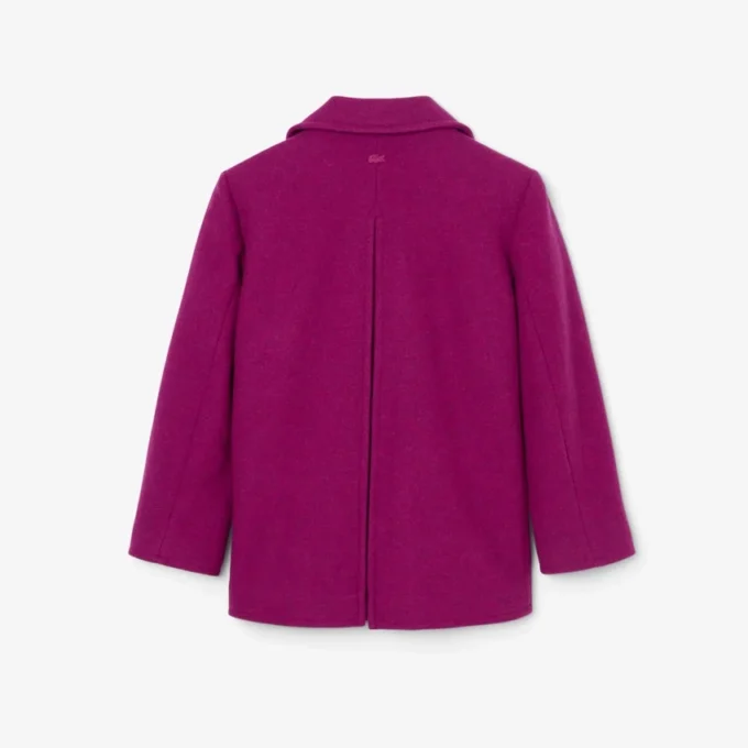 Runway-Peacoat aus Slub-Wolle
