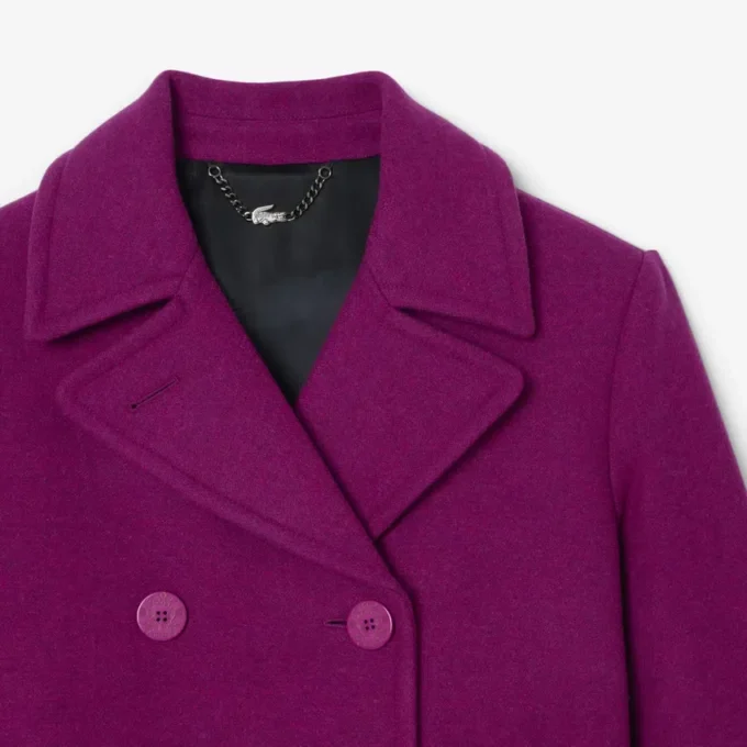 Runway-Peacoat aus Slub-Wolle