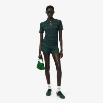 Runway Pointelle-Strick-Shorts