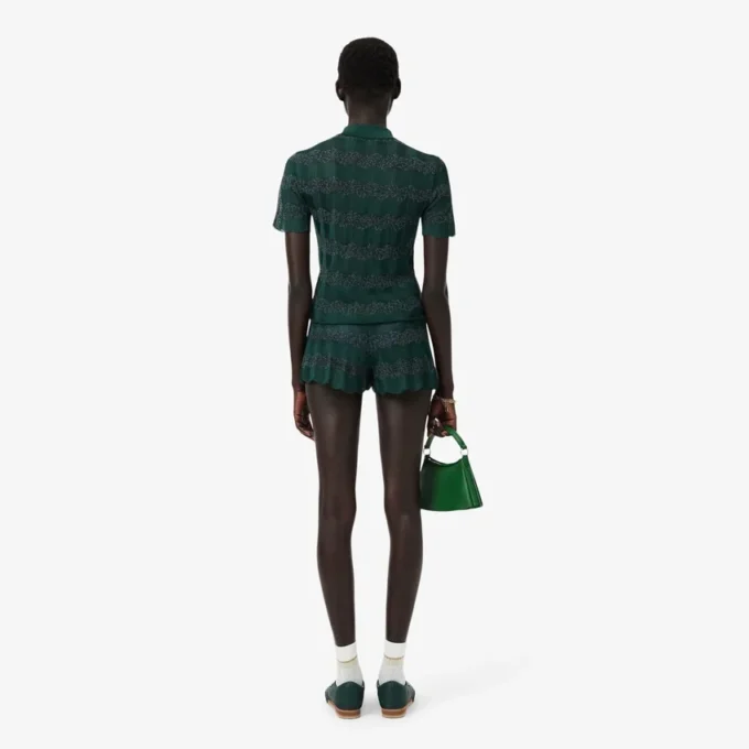 Runway Pointelle-Strick-Shorts