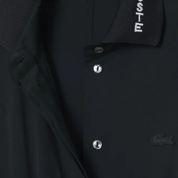 Runway-Poloshirt-Maxikleid mit Plissee