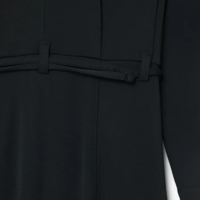 Runway-Poloshirt-Maxikleid mit Plissee