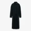 Runway-Poloshirt-Maxikleid mit Plissee