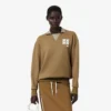 Runway-Poloshirt mit Kragenabzeichen-Akzent-Sweatshirt