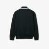 Runway-Poloshirt mit Kragenabzeichen-Akzent-Sweatshirt
