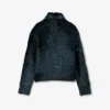 Runway-Poloshirt mit Velours-Kragen