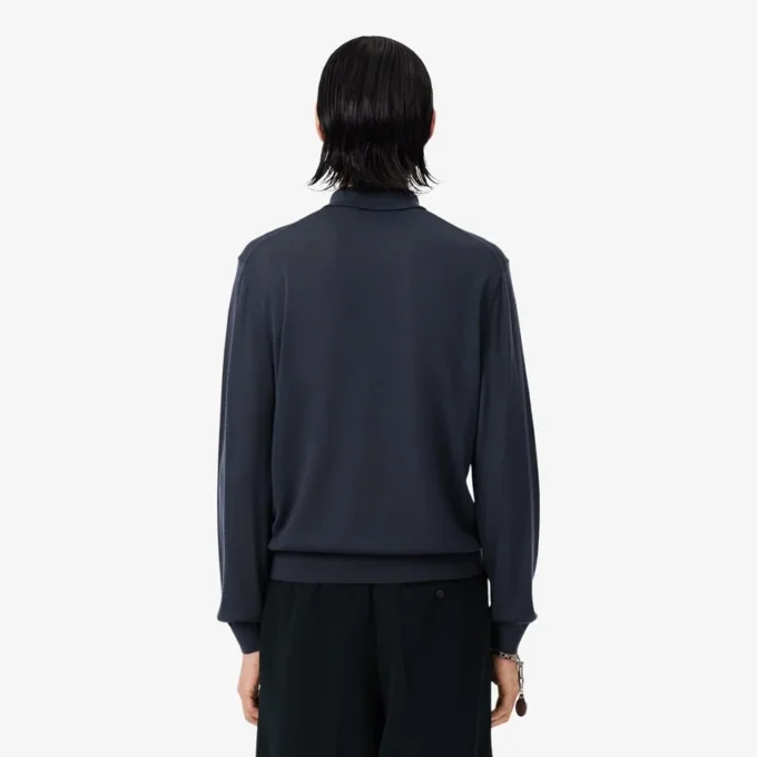 Runway-Pullover aus Merinowolle mit Polokragen