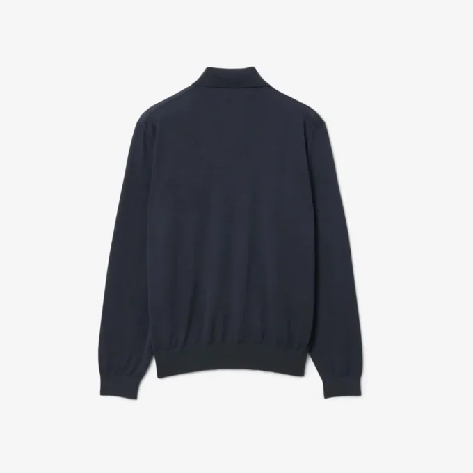 Runway-Pullover aus Merinowolle mit Polokragen