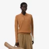 Runway-Pullover aus Wollmischung mit Poloshirt-Kragen