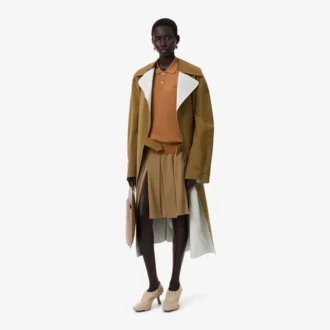 Runway-Pullover aus Wollmischung mit Poloshirt-Kragen